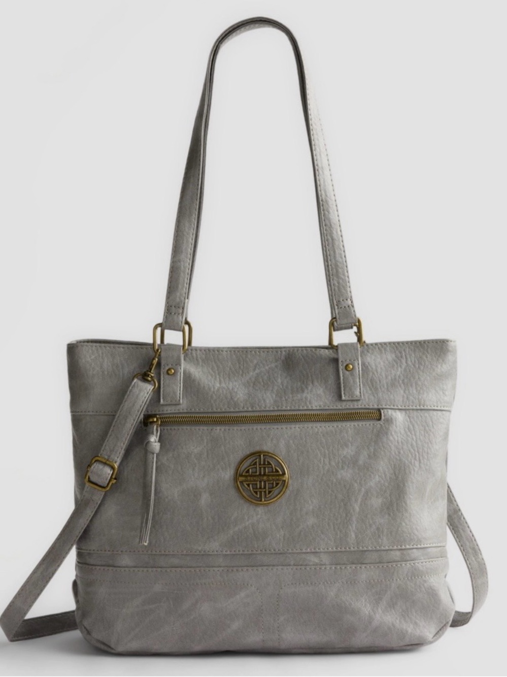 Stone & Co. Stone River Zipper Closure Tote Bag in Grey